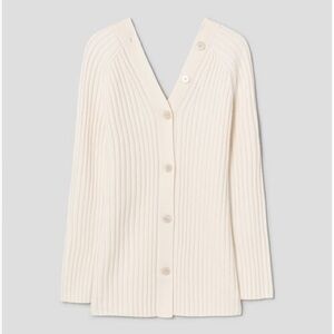 Theory Open Back Cardigan Size S New